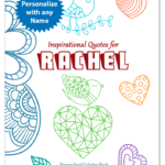 Personalized Book with Inspirational Coloring Pages