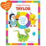 Birthday Jokes for Kids, Custom Coloring Books
